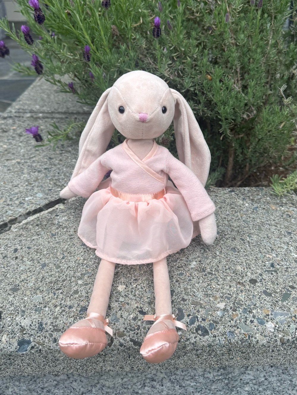 Jellycat Lila Ballerina Bunny| Retired | Pink Tutu & Satin Pointe Shoes